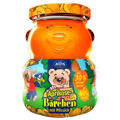 Ursulețul Caisa-Piersicuță Răsfățul cremos din fructe galbene, perfect pentru copii! 250g
