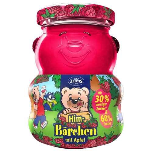 Ursulețul Zmeurică – Gust acrișor-dulce, fără sâmburi și cu 60% fruct  250g
