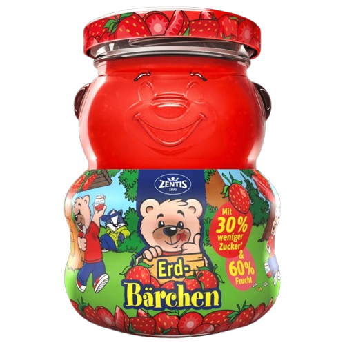 Ursulețul Căpșunel -Gustarea fină din fructe, cu 30% mai puțin zahăr! 250g
