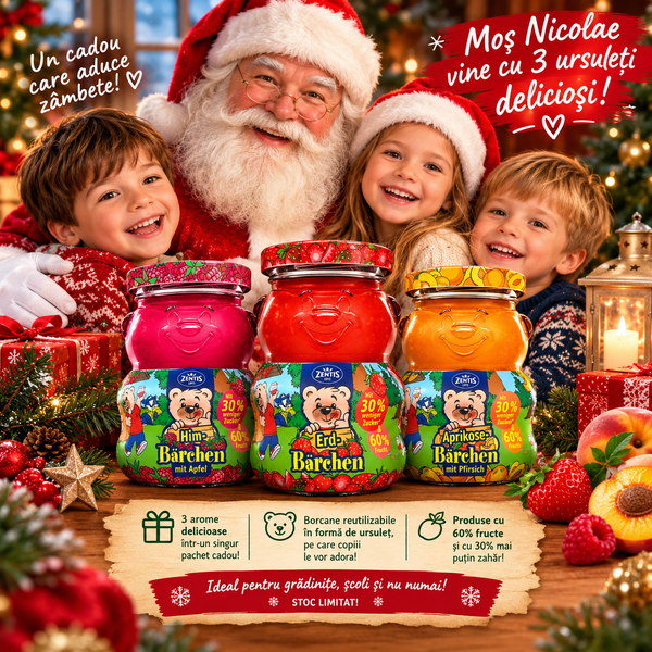 Cadoul ursulețului 3×250g 🎄