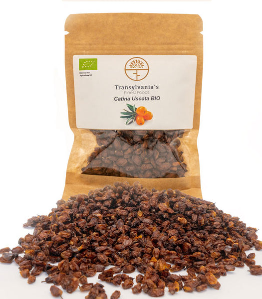 Bio-getrockneter Sanddorn 100 g Transsilvaniens beste Lebensmittel