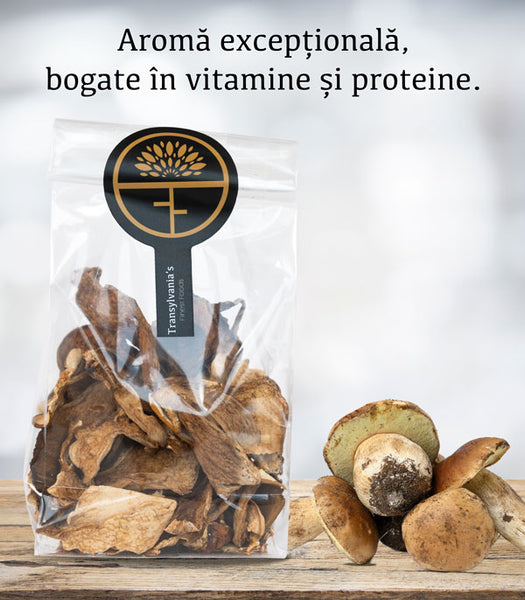 Hribi uscati cal 2 , Transylvania's Finest Foods, 100g