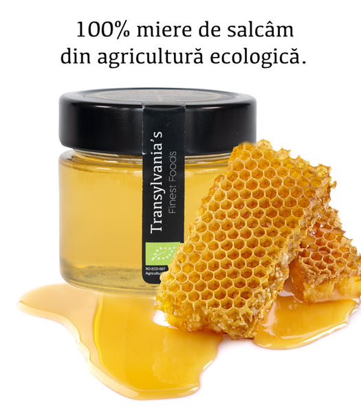 Miere de salcam BIO, 225g, Transylvania's Finest Foods