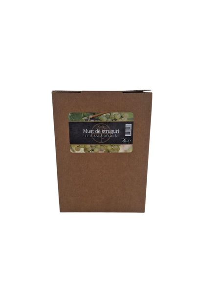 Must din struguri Feteasca Regala 3l bag in box, Transylvania's Finest Foods