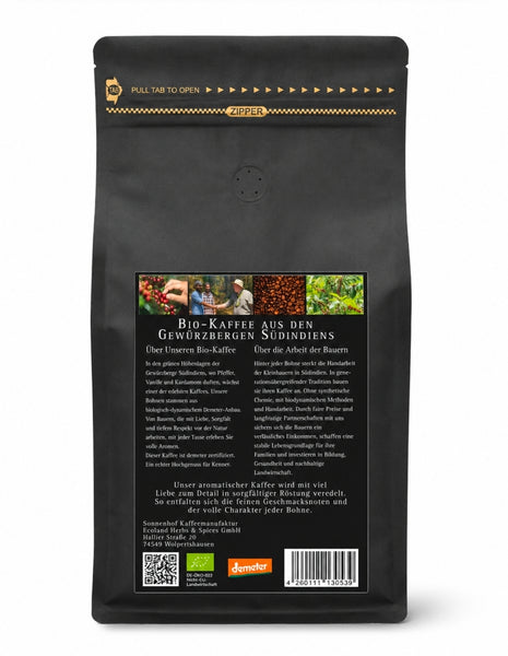 Cafea BIO Crema Sonnen Hof Demeter 500g