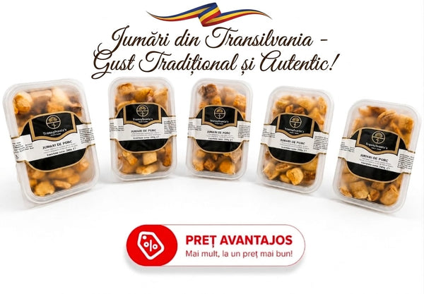 Jumări de Porc Artizanale Transylvania's Finest Foods 200g PROMO PACK 5X
