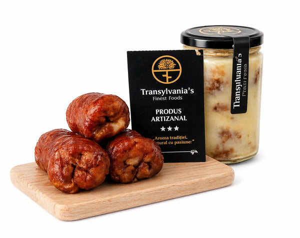 Carnati de porc afumati la Garnita 360g