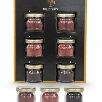 Cutie cadou pudre de fructe , 15g/buc, Transylvania's Finest Foods